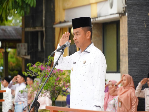 Apel Gabungan 2026, Bupati Kampar Dorong Disiplin dan Integritas ASN