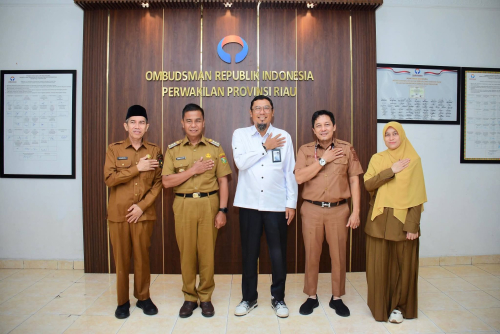 Temui Ombudsman Riau, Bupati Kampar Tegaskan Komitmen Zona Hijau