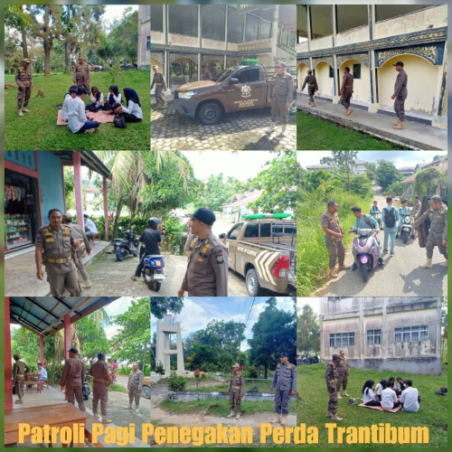 Patroli Ketertiban, Satpol PP Kampar Temukan Pasangan Pelajar Masih Berseragam di Bangkinang Kota