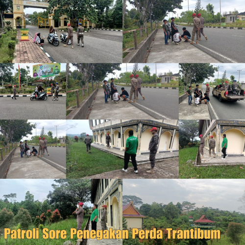 Tegakkan Perda, Satpol PP Kampar Bubarkan Remaja di Jalan Lingkar