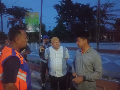 Plt Kasatpol-PP Kampar Dampingi Bupati Tertibkan Balap Liar di Bangkinang