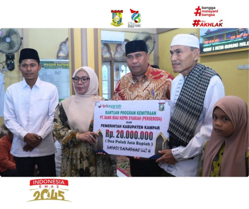 Safari Ramadhan di Kobuo Panjang, Wabup Kampar Ajak Warga Perkuat Persatuan