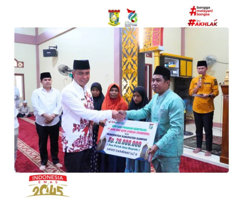 Bupati Kampar Turun Langsung ke Tanjung Belit, Tinjau Infrastruktur Saat Safari Ramadhan