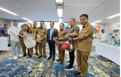 Hadiri Rakor Nasional, Bupati Kampar Tegaskan Komitmen Cegah Karhutla