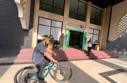 Bupati Kampar Pimpin Langsung Gerakan Jumat Bersepeda, Tekankan Efisiensi Energi