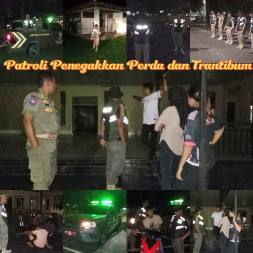 Patroli Dini Hari Satpol PP Kampar, Edukasi Remaja Jadi Fokus
