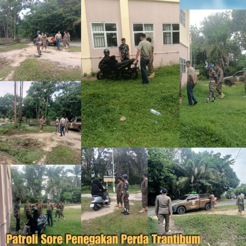 Satpol PP Kampar Tertibkan Muda-Mudi Berduaan di Ruang Publik Saat Patroli Sore