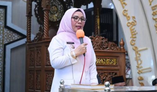 Hadiri Halal bi Halal Desa Kubang Jaya, Wabup Kampar Tekankan Pentingnya Kerukunan