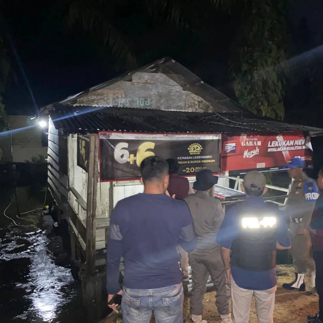 Tertibkan Warung Remang-remang di Kampar Kiri Hilir, Satpol-PP Kampar Beri Ultimatum