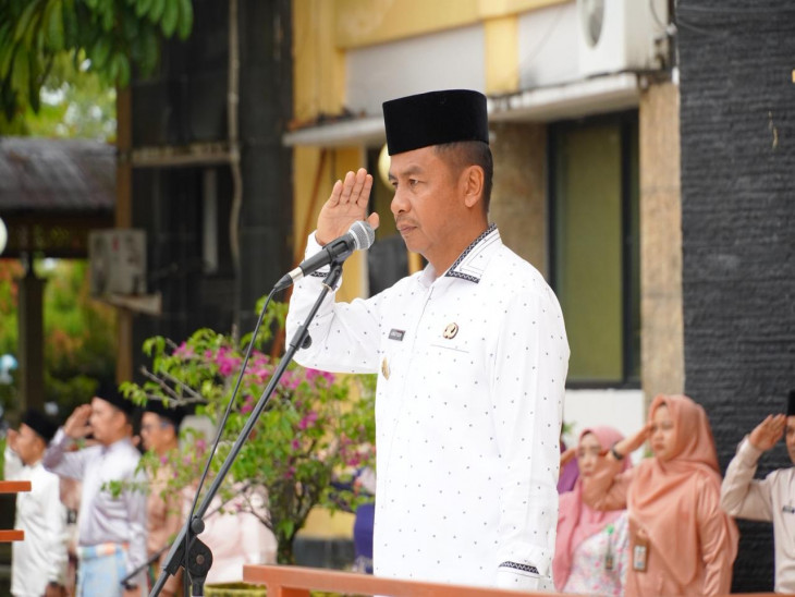 Apel Gabungan 2026, Bupati Kampar Dorong Disiplin dan Integritas ASN