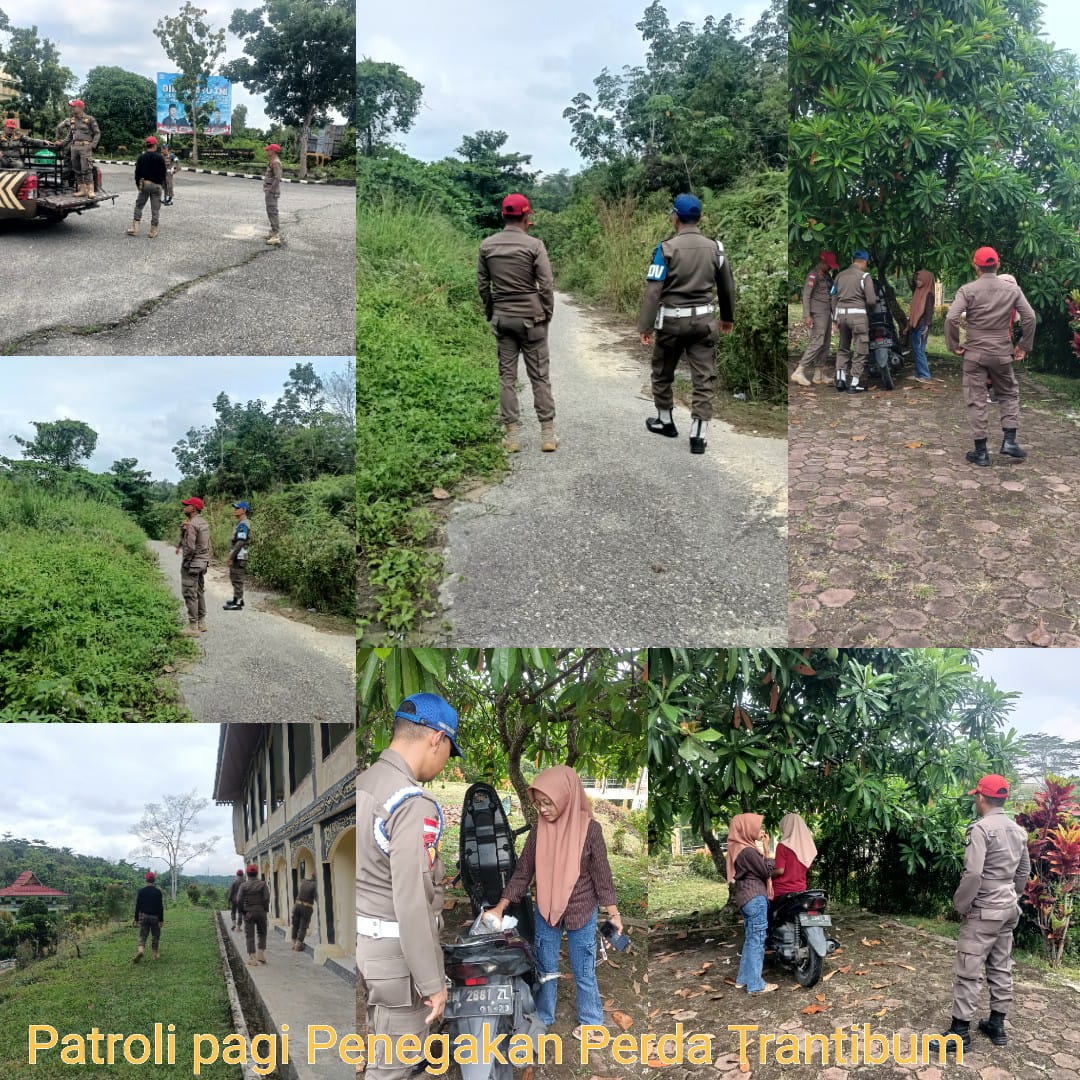 Balai Adat hingga Jalan Lingkar Jadi Sasaran Patroli Satpol PP Kampar