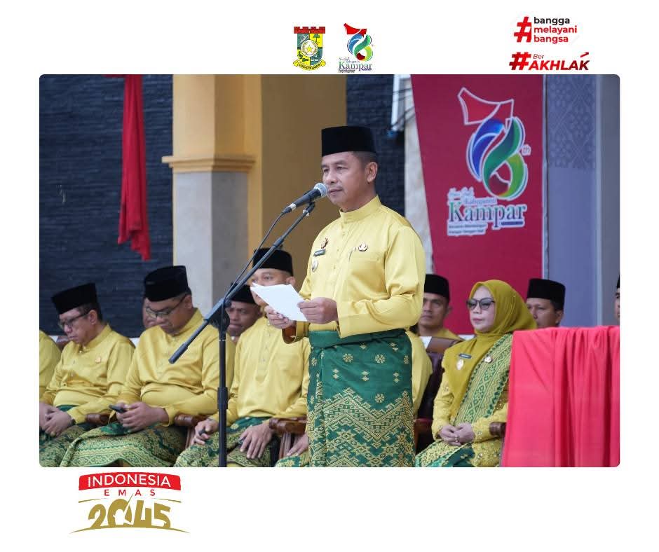 Refleksi 76 Tahun Kampar, Bupati Tekankan Sinergi dan Kolaborasi Pembangunan