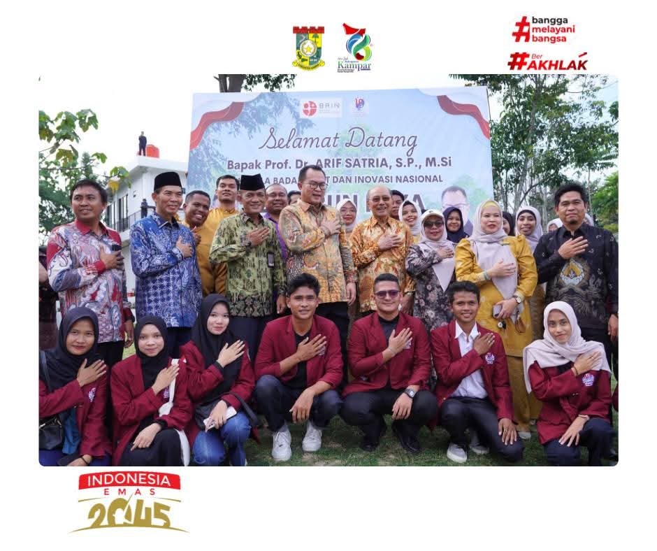 Sambut Kepala BRIN, Wabup Kampar Perkuat Komitmen Riset dan Konservasi