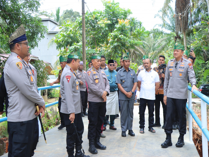Zulfikar Apresiasi Gerak Cepat Polda Riau Bangun Jembatan Darurat