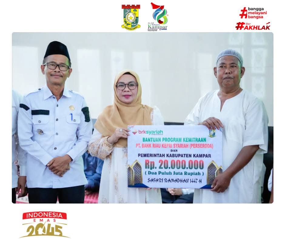 Safari Ramadhan di Kampar Kiri Hilir, Wabup Misharti Ajak Warga Perkuat Kebersamaan