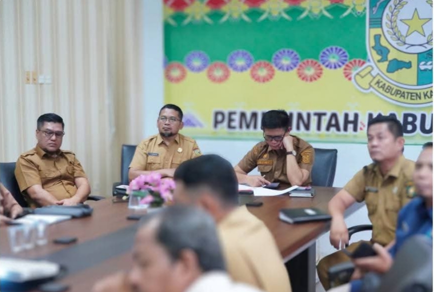 Diwakili Asisten II, Bupati Kampar Hadiri Rakor Inflasi Bersama Mendagri