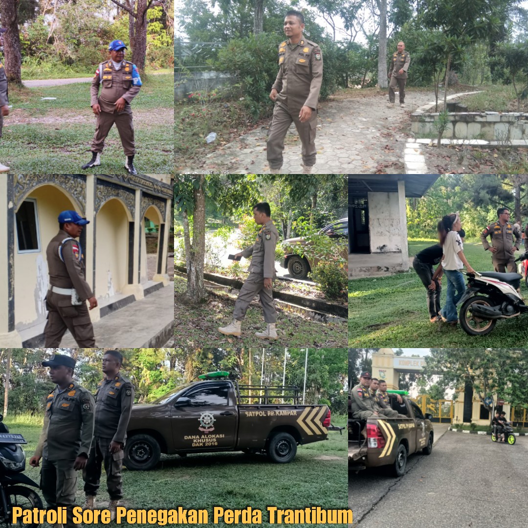 Patroli Satpol PP Kampar Sasar Titik Rawan, Edukasi Remaja Jadi Prioritas